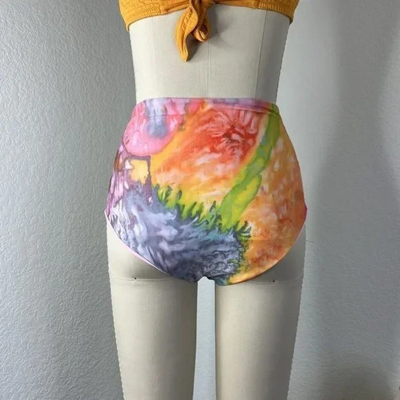 MARA HOFFMAN + NET SUSTAIN Lydia Tie Dyed Recycled Bikini Briefs - Picture 8 of 10